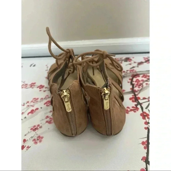 Circus by Sam Edelman Hagan Gladiator Sandals Lace Up Flats - Picture 3 of 4